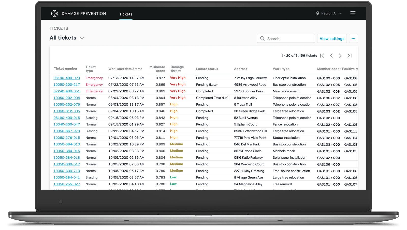 laptop-ticket-management-system-urbint-lens-damage-prevention