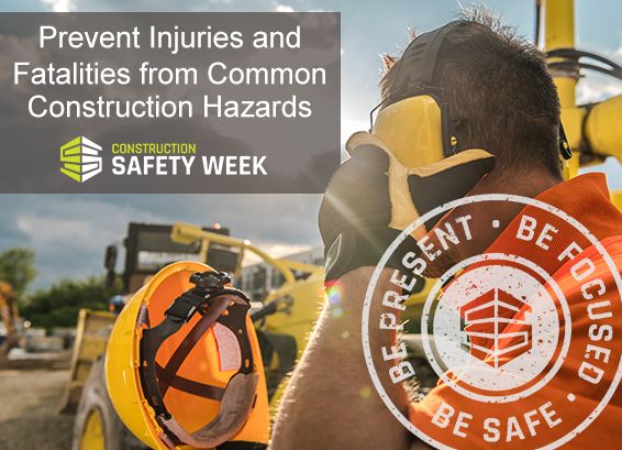 prevent injuries common construction hazards construction industry institute